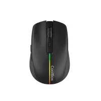 MOUSE RATON COOLBOX GAMING  W01 NEGRO 1600 DPI INALAMBRICO RECARGABLE