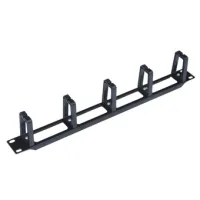 PANEL PASA CABLES WP 1U PLASTICO  NEGRO 