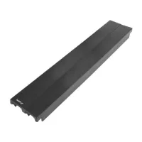 Patch Panel Ciego Ignifugo Lanberg Montaje Rapido Plastico 19  2U Negro
