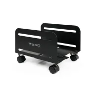 Soporte Para CPU De Suelo Con Ruedas Tooq Umcs0004-B Negro
