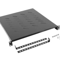 BANDEJA LANBERG FIJA 1U 483X500 MM HASTA 25 KG RACK DE 19 NEGRO