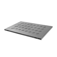 BANDEJA FIJA LANBERG 1U 480.5X580 MM HASTA 120 KG RACK ABIERTO DE 19" NEGRO