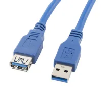 CABLE ALARGADOR LANBERG USB 3.0 MACHO HEMBRA 1.8M AZUL