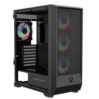 CAJA ORDENADOR GAMING KEEP OUT XC-501 MESH ATX ARGB CRISTAL TEMPLADO NEGRO