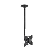 SOPORTE TECHO TOOQ VESA HASTA 42" 200X200MM MAX 30KG NEGRO