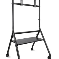 SOPORTE DE SUELO CON RUEDAS TOOQ iDREAMS 37"-86" FS20206M-B NEGRO