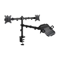 SOPORTE MESA TOOQ VESA HASTA 32" 100X100MM MAX 9KG/BRAZO