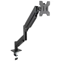 SOPORTE MESA TOOQ DB1340TNR-B GIRA INCLI 1 BRAZO 13-34" NEGRO