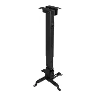 SOPORTE DE PROYECTOR DE TECHO TOOQ  PJ2012T-B NEGRO  DISTANCIA 130-650 mm.