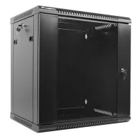 ARMARIO LANBERG MURAL RACK 19" 12U / 600X450 FLAT PACK V2 NEGRO