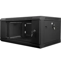ARMARIO RACK LANBERG 4U 600X450X279 AUTO ENSAMBLADO 19" HASTA 60 KG NEGRO