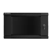 ARMARIO RACK LANBERG 6U 600X450X368 AUTO ENSAMBLADO 19" HASTA 60 KG NEGRO