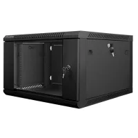 ARMARIO RACK LANBERG 6U 600X600X368 AUTO ENSAMBLADO 19" HASTA 60 KG NEGRO