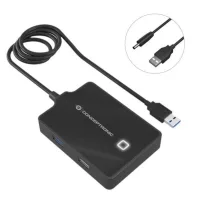 HUB USB 2.0/ 3.0 CONCEPTRONIC HUBBIES10B 4 PUERTOS Y CABLE DE 90CM