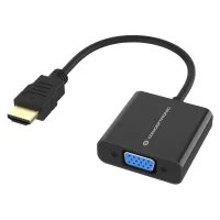 ADAPTADOR HDMI A VGA CONCEPTRONIC 0.25M/ MACHO-HEMBRA/ NEGRO