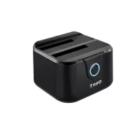 BASE DOCK DISCOS SATA TOOQ 2 BAHIAS 2.5" - 3.5" / USB 3.0 / FUNCION CLONACION
