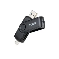 LECTOR DNI USB TIPO C / USB TIPO A TOOQ TQR-3003B