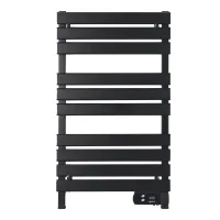 YOEVU - Radiador toallero eléctrico 500W Negro