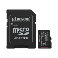 TARJETA MEMORIA MICRO SECURE DIGITAL SDXC 512GB KINGSTON CANVAS SELECT PLUS CLASE 10 UHS-1 + ADAPTADOR SD