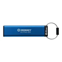 MEMORIA USB 3.2 KINGSTON 64GB IRONKEY KEYPAD 200