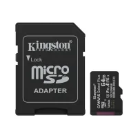 TARJETA MEMORIA MICRO SDXC 64GB KINGSTON CANVAS SELECT PLUS +  ADAPTADOR SD