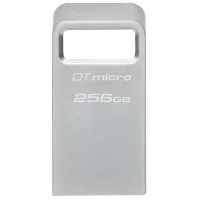 DataTraveler Micro unidad flash USB 256 GB USB tipo A 3.2 Gen 1 (3.1 Gen 1) Plata