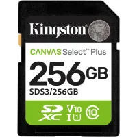 TARJETA MEMORIA SDXC 256GB KINGSTON CANVAS SELECT PLUS UHS-I CLASE 10