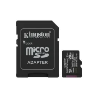 TARJETA MEMORIA MICRO SECURE DIGITAL SDXC 128GB KINGSTON CANVAS SELECT PLUS CLASE 10 UHS-1 + ADAPTADOR SD