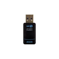 Phoenix Nano adaptador USB receptor red inalámbrico 1300Mbps Dual Band