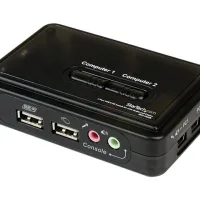 CONMUTADOR KVM STARTECH 2 PUERTOS TODO INCLUIDO