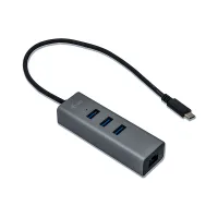 HUB I-TEC USB-C CON 3 PUERTOS USB 3.0 Y ETHERNET GLAN RJ-45