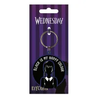 LLAVERO PYRAMID WEDNESDAY ADDAMS BLACK IS MY HAPPY COLOR