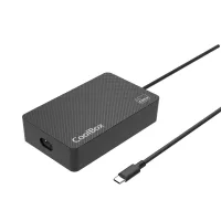 ADAPTADOR CARGADOR DE PORTATIL USB-C COOLBOX 100W GaN