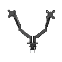 SOPORTE 2 MONITORES COOLBOX HASTA 32" ABRAZADERA ARTICULADO