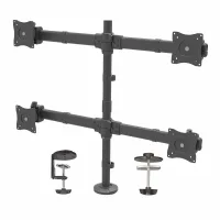 SOPORTE MESA STARTECH VESA HASTA 27 100X100MM MAX 32KG BRAZO CUADRUPLE