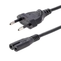 CABLE CEE7/16 A C7 STARTECH 2M/ MACHO-MACHO/ NEGRO