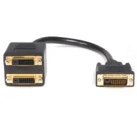 SPLITTER DVI-D STARTECH 0.3M/ MACHO-HEMBRA/ NEGRO