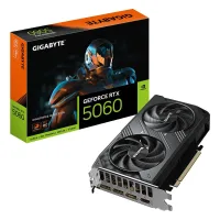 TARJETA GRAFICA GIGABYTE RTX 5060 WINDFORCE 8GB MAX GDDR7/ 3X DP/ 1X HDMI PCI EXPRESS 5.0