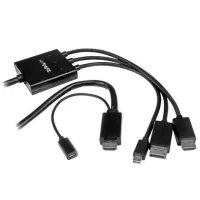 CABLE CONVERSOR HDMI/DISPLAYPORT/MINI DP STARTECH 2M