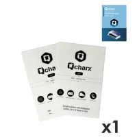 LAMINAS DE PROTECCION FRONTALES QCHARX HIDROGEL MATE ANTI HUELLAS  PARA QX1 1 UNIDAD