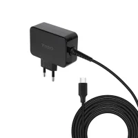 CARGADOR PORTATIL TOOQ GAN USB-C PD 65W NEGRO