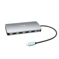 NANO DOCKING STATION I-TEC USB-C 3X FHD CON HDMI/2X DISPLAYPORT + LAN POWER DELIVERY 100W