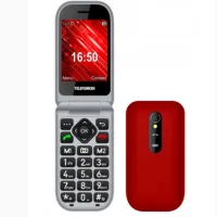 Teléfono Móvil Telefunken S450 Senior Phone   2.8    Rojo
