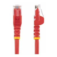 CABLE DE RED STARTECH LATIGUILLO RJ45 UTP CAT6 5M ROJO