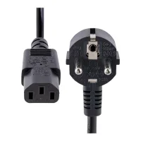 CABLE SCHUKO A C13 STARTECH 1M/ NEGRO