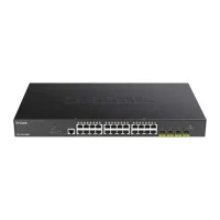 SWITCH D-LINK 29 PUERTOS SEMIGESTIONABLE 24 PUERTOS GIGABIT ETHERNET 4 PUERTOS SFP+ 1 PUERTO CONSOLA
