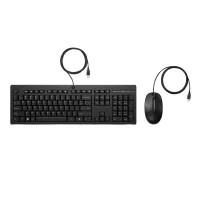 TECLADO + RATON HP COMBO 225 NEGRO