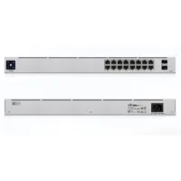 SWITCH 16 PUERTOS UBIQUITI SUSW-16-POE GIGABIT L2 2PTOS SFP POEX8 42W 
