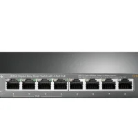 SWITCH 8 PUERTOS TP-LINK TL-SG108PE EASY SMART 10/100/1000 4 PUERTOS POE