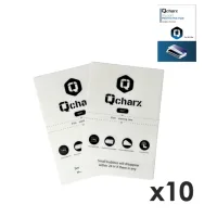 LAMINAS DE PROTECCION FRONTALES QCHARX HIDROGEL MATE ANTI HUELLAS  PARA QX1 LITE 10 UNIDAD